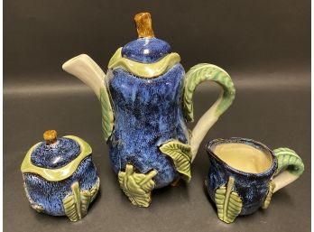 Hand-Made Pottery Tea Set