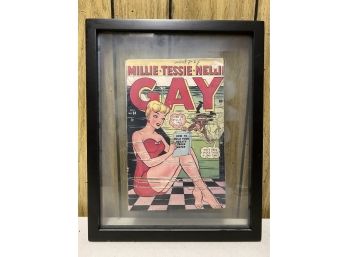 Amazing Framed Cover, Gay Comics Issue #34/Oct 1948 By Marvel Predecessor Timely Comics