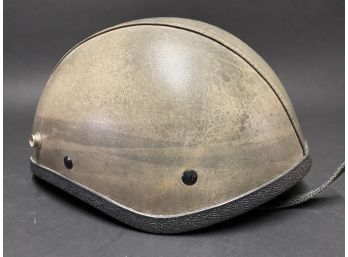 Leather-Covered Helmet