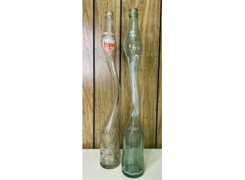1970s Pop Art: Stretched Neck Soda Bottles