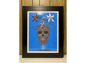 Awesome Macabre Scull Illustration, Jeff Soto, Pencil Signed & Numbered Limited Edition