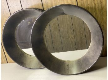 A Pair Of Porthole Mirrors