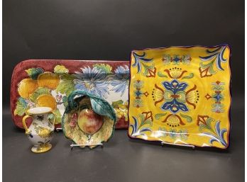 Lovely Hand-Painted Pottery Collection
