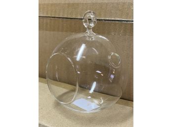 Hanging Glass Terrariums, New-in-Box, 16-18 Total
