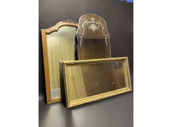 Three Antique Mirrors