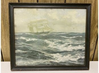 Gordon Grant Maritime Watercolor, 1920