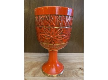 Gorgeous Vintage Italian Ceramic Footed Vase/Planter