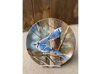 1985 Limited Edition 'The Blue Jay' Collector's Plate, Knowles