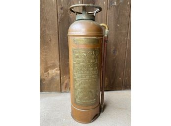 Rare Vintage Buffalo Fire Extinguisher