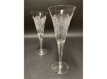 Waterford Crystal, Millennium Collection, 1995 'Happiness' Toasting Flutes