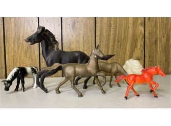 Collection Of Little Horse Figurines
