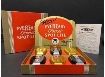 Vintage Eveready Pocket Spot-Lite With Original Packaging