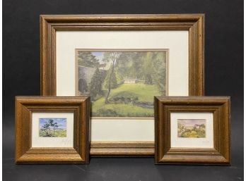 Framed Ireland Landscape Prints, Pencil-Signed, Beryl Suitor
