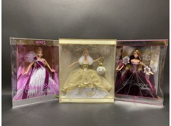 Collectible Barbies: 2000, 2004 & 2005 Special Editiion Holiday