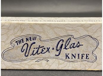 Vintage Vitex Glas Knife