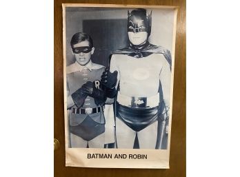 Vintage Batman & Robin Poster