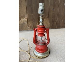 Restored Winged Wheel Lantern/Lamp