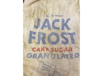 Vintage Jack Frost Sugar Sack