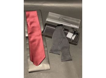 High-Quality Bow Tie & Long Neck Tie