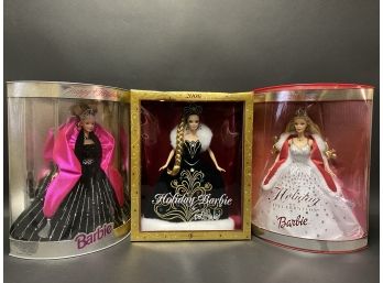 Collectible Barbies: 2001, 2006 & Happy Holidays
