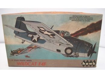 Vintage 1967 Hawk Wildcat F4F Model 7-39  Never Built