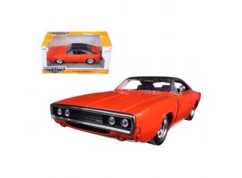 Jada Bigtime Muscle 1:24 Scale Diecast 1970 Orange Dodge Charger R/T MIB