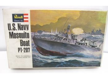 1966 Revell U.S Navy Mosquito Boat PT-207 MODEL H-306:100 NEVER BUILT