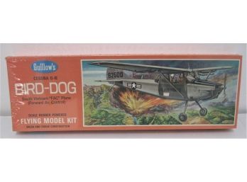 Guillow's O-IE BIRD-DOG S. Vietnam Plane Balsa Wood Scale Model Kit  New Factory Sealed