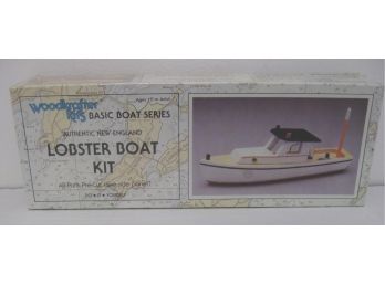 Woodkrafter Kits Authentic New England Lobster Boat Model Kit  New In Box