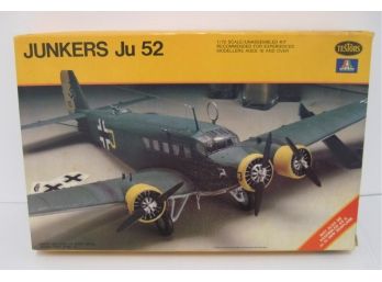 Vintage Testors Italaerei Junkers Ju 52 1/72 Scale Model Kit  Never Assembled