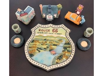 Route 66 Americas Main Street Miniature Tea Set