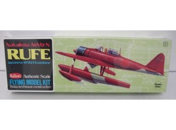 Guillow's Nakajima A6M2-N Rufe Japanese WW3 Floatplane Flying Model Kit. Factory Sealed
