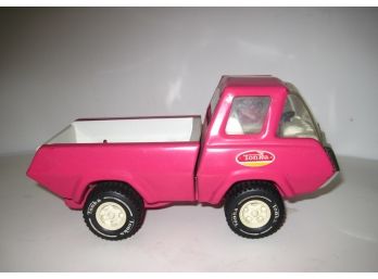 Vintage Tonka Pressed Steel Pink Pickup Truck 8 1/2 '