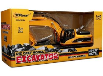 Top Race TR-211D Fully Functional Die Cast Excavator 1:40 Scale MIB
