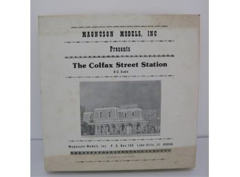 HO Scale Magnuson Models 'Colfax Street Station' Building Kit M-513 Never Assembled