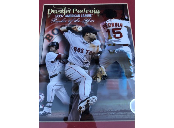 Dustin Pedroia Framed Rookie Of The Year