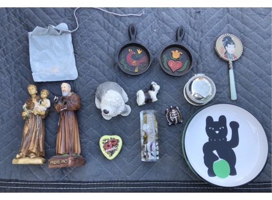 Assorted Lot Of Small Figurines & Trinkets
