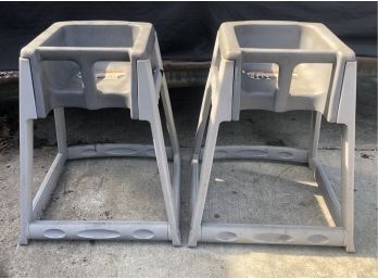 Pair Of Gray Highchairs