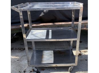 Rolling 3 Tier Stainless Cart
