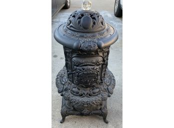 Antique Oakdale Crawford Wood Parlor Stove