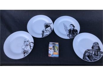Star Wars Characters Glass Dinner Plates And Playing Cards