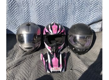 3 BMX Helmets