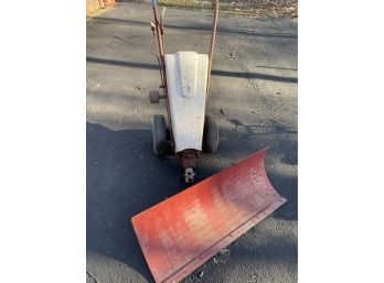Vintage Gravely Walk Behind Tractor With Plow/dozer