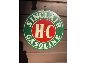 Sinclair HC Metal Gasoline Sign
