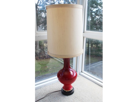 Awesome Red Mid-Century Modern Lamp