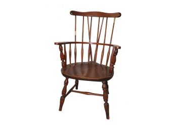 Adorable Vintage Childrens Fan Back Windsor Chair