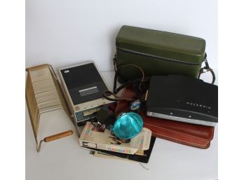 Vintage Cameras, Tape Player & More