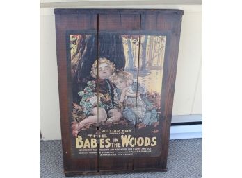 Vintage Grapevine Tray With Decoupage Art