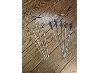 Gorgeous Antique Figural Skewers