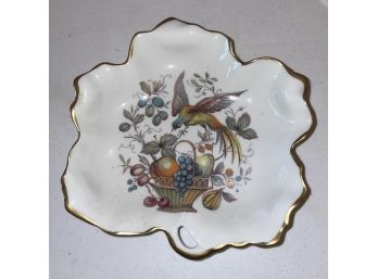 Gorgeous Antique Hand Painted Limoges Bird With Fruit